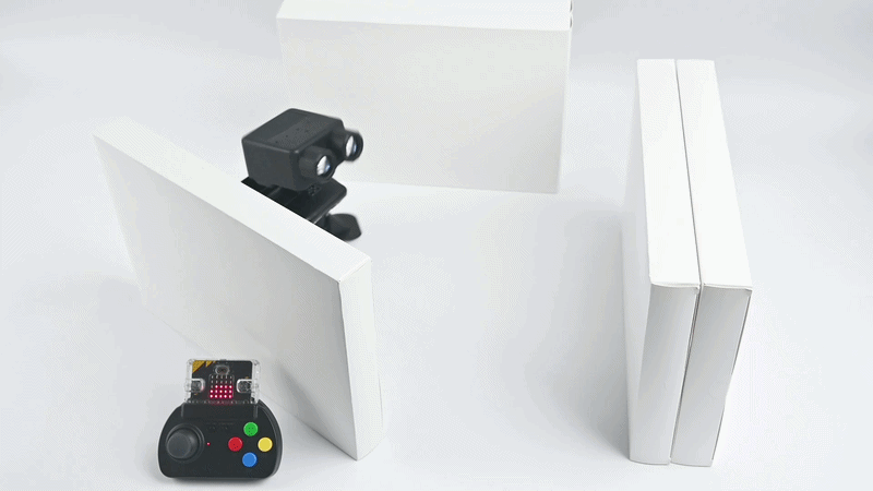 micro:bit PU Robot Kit – programovatelný výukový robot automatický průzkum okolí