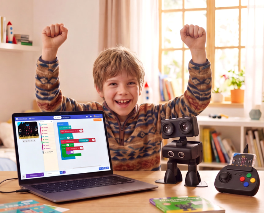micro:bit PU Robot Kit – programovatelný výukový robot projekt