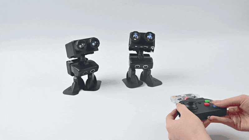 micro:bit PU Robot Kit – programovatelný výukový robot spuštění tanečního režimu