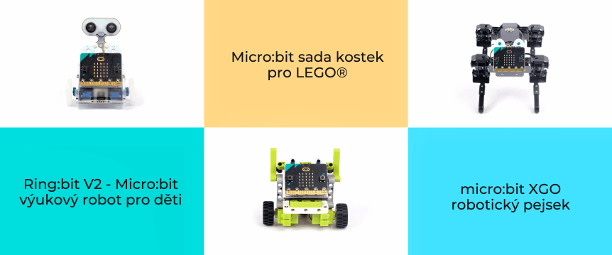 micro:bit Ring:bit v2 - rozšiřující deska kompatibilita