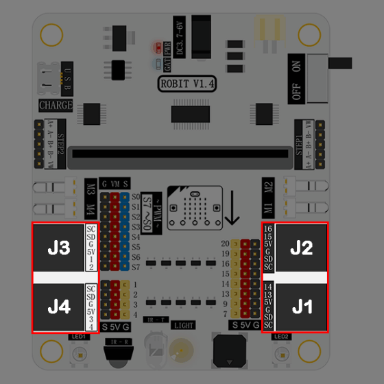 Micro:bit Robit - řídící deska pro chytrého robota (funguje s mBot) - RJ25