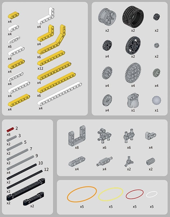 Nezha Inventor's Kit V2 pro mladé vynálezce - součásti 2