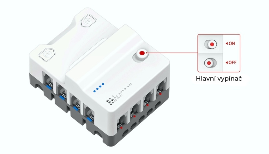 Nezha PRO microbit rozšiřující modul - hlavní vypínač