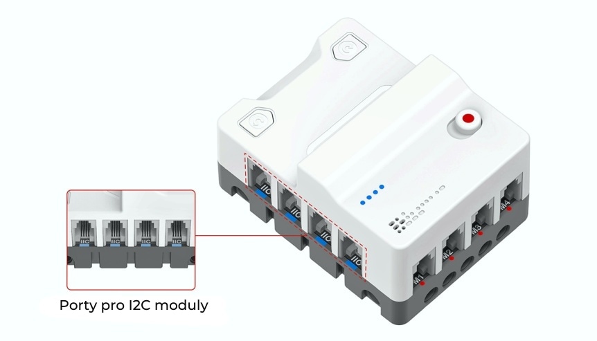 Nezha PRO microbit rozšiřující modul - I2C porty