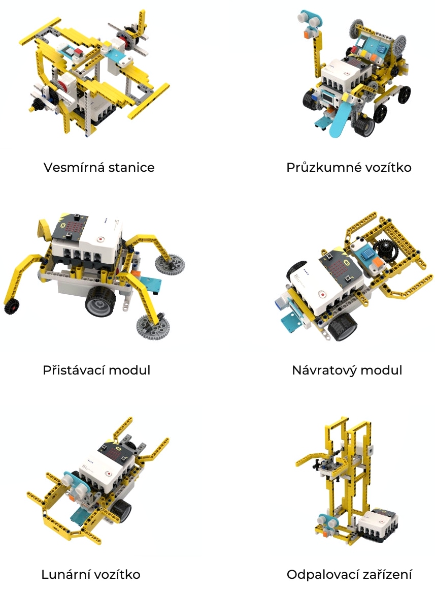 NEZHA PRO rozšiřující modul pro microbit - příklady projektů