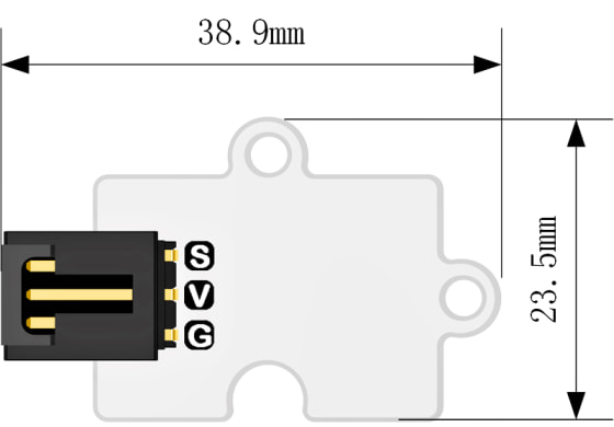 Octopus čidlo vibrací rozměry