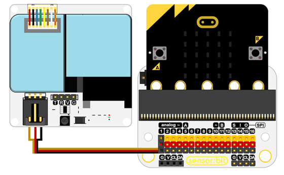 Octopus laserový senzor kvality vzduchu PM2,5 připojení k microbit