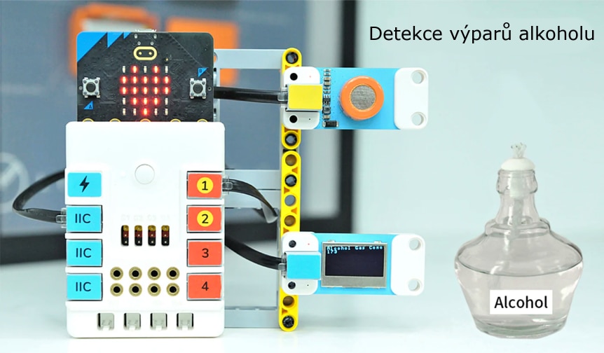 PlanetX MQ-3 senzor alkoholu projekt