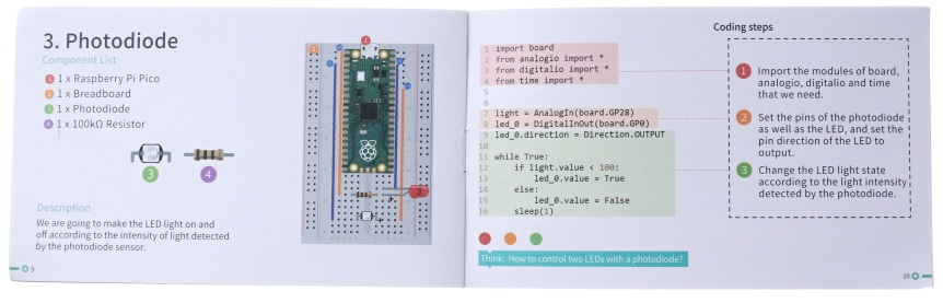 Raspberry Pi Pico Starter Kit návod