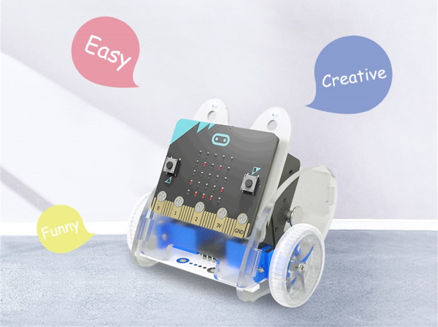 Ring:bit V2 - Micro:bit výukový robot pro děti