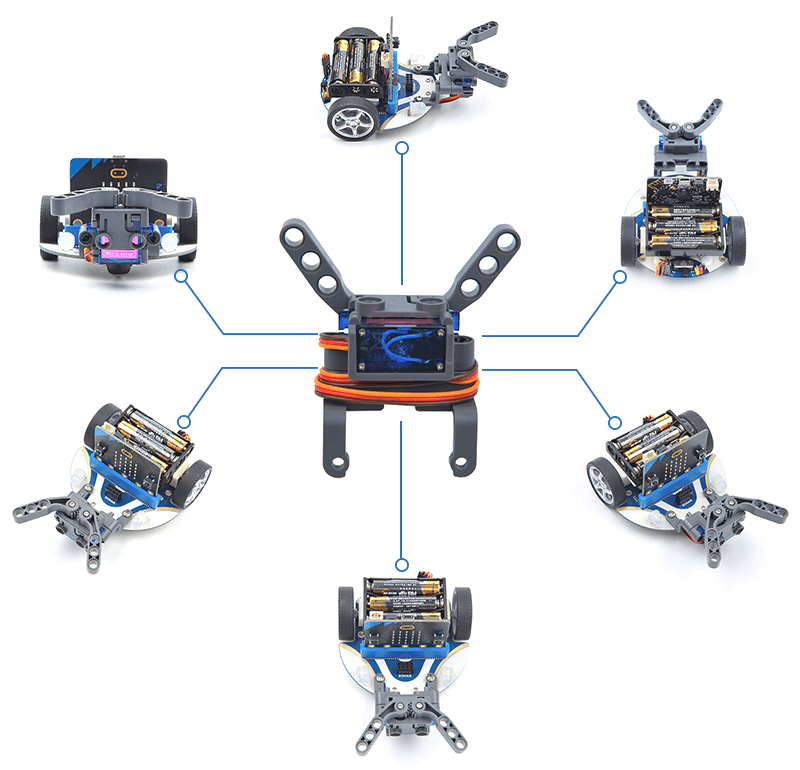 Robotické chapadlo pro Cutebot kompatibilní s LEGO® použití příklady