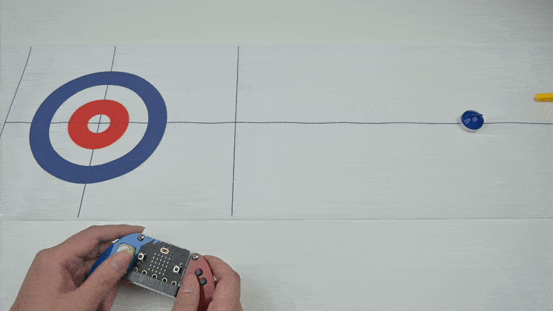 Smart Cutebot Pro - Bravurně jezdící auto pro výuku programování micro:bit příklad použití 5