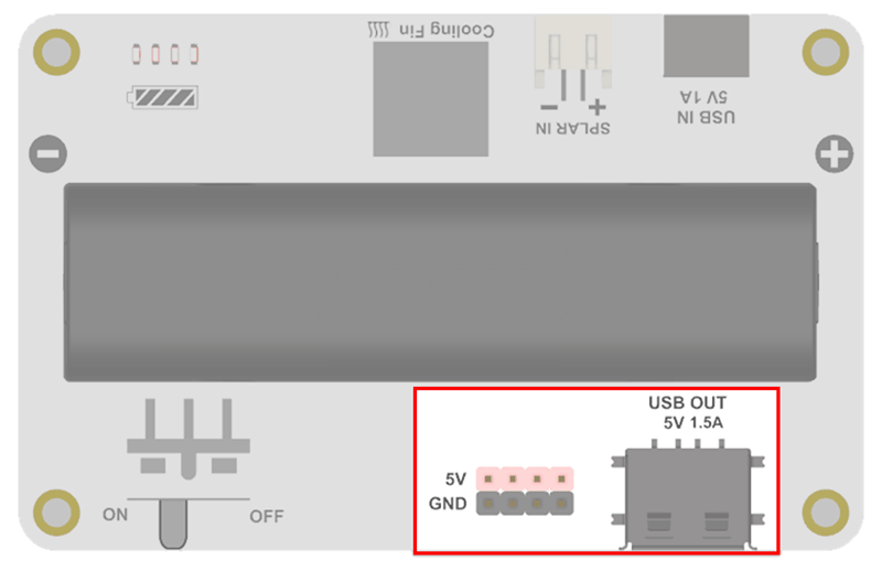 Solární napájecí modul s fotovoltaickým panelem výstup napájení