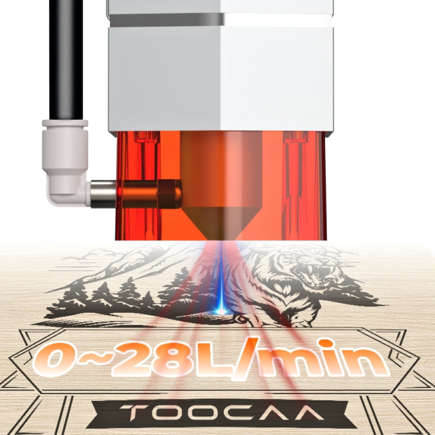 TOOCAA Air Assist Kit pro L2 průtok vzduchu