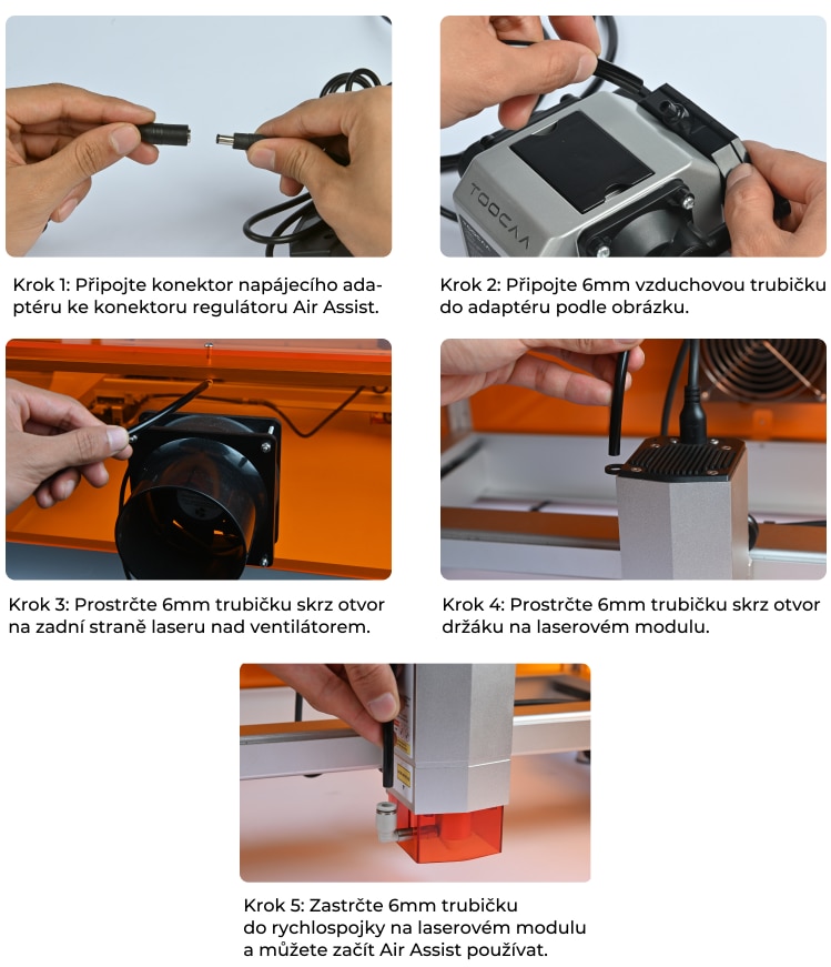 TOOCAA Air Assist Kit pro L2 instalace