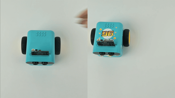 TPBot Edu - chytré robotické vozítko pro výuku programování micro:bit otáčení