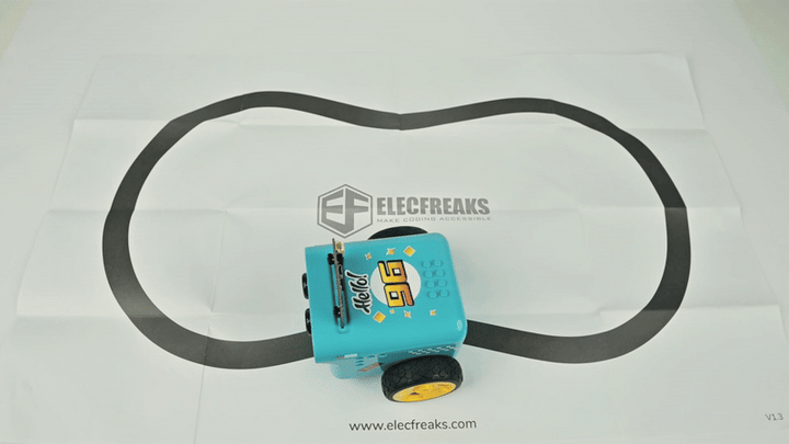 TPBot Edu - chytré robotické vozítko pro výuku programování micro:bit projekt 2