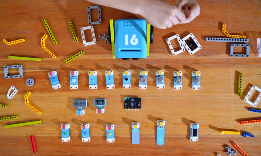 TPBot Edu - chytré robotické vozítko pro výuku programování micro:bit rozšíření