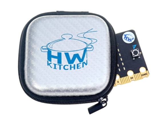 Futrálek V2 pro microbit logo HWKITCHEN