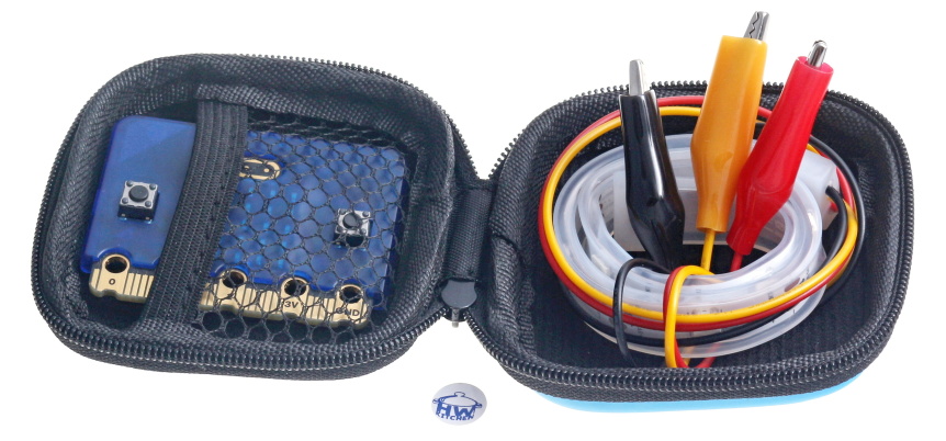 Futrálek V2 pro microbit - LED pásek s krokodýly