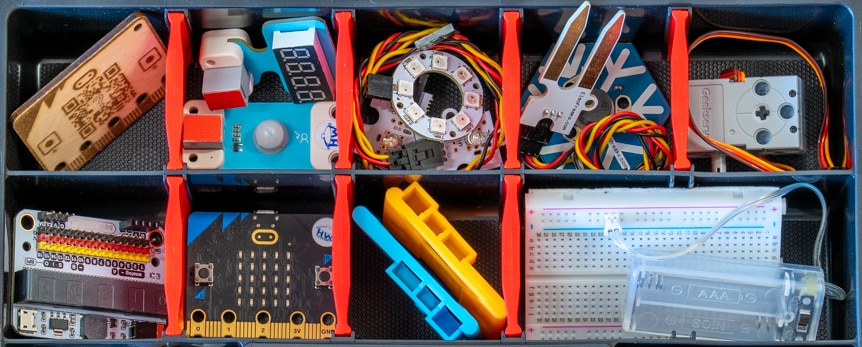 Organizér mini (pro microbit příslušenství)