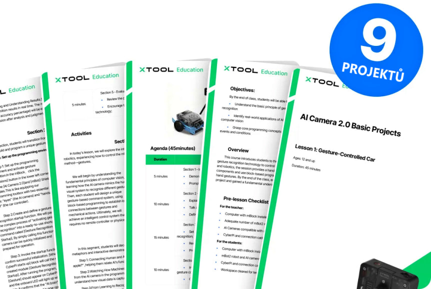 AI Camera 2.0 pro mBot2 & CyberPi projekty