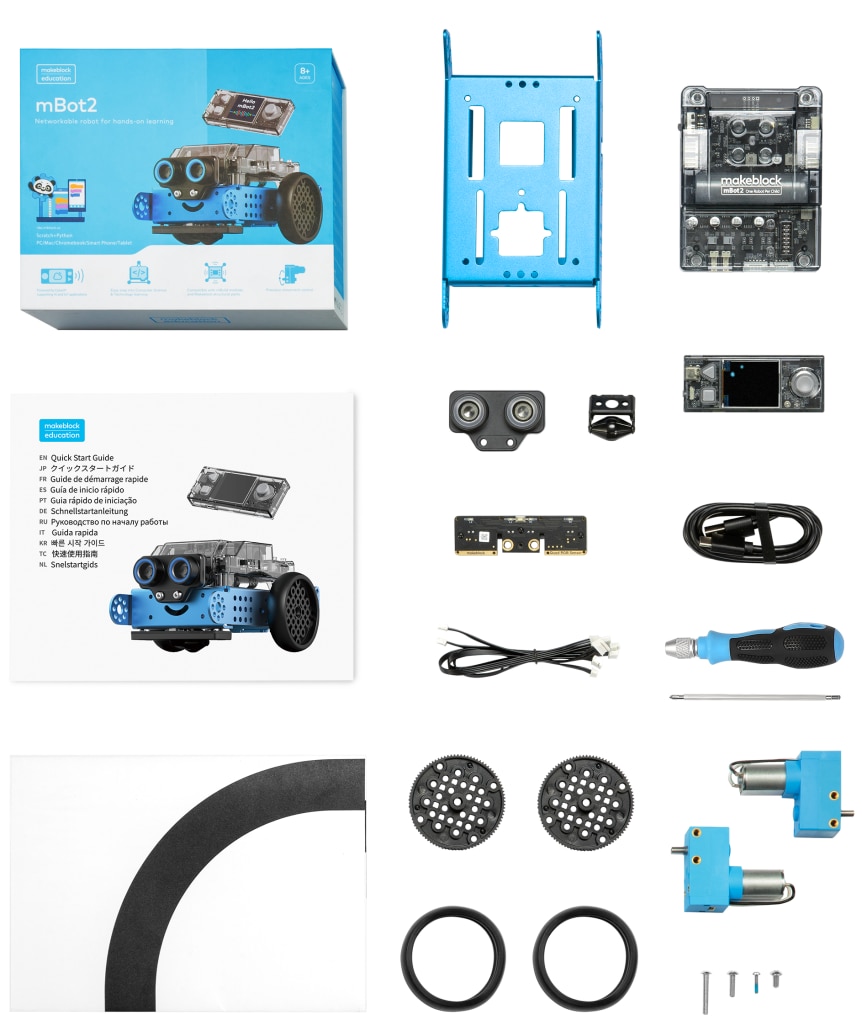 mBot2 - hravý robot pro výuku programování STEM součásti