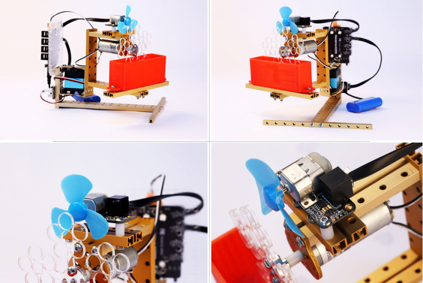 Me 130 Motor Pack - 5V/10000RPM - Příklad konstrukce