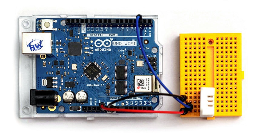 Meteostanice v Cloudu s deskou Arduino UNO WiFi Rev2 - zapojení