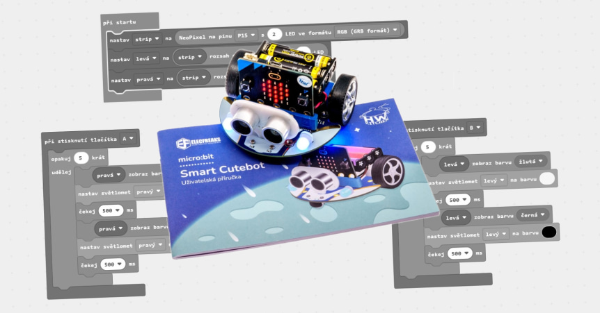 Smart Cutebot – programy a řešení úkolů k procvičení