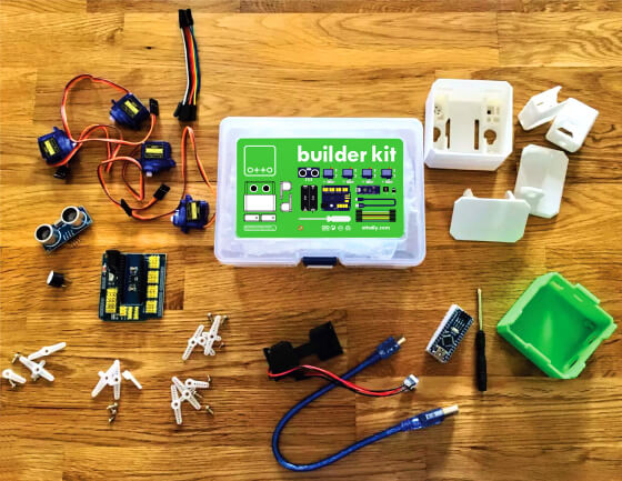 Otto diy builder kit - tělo z 3D tisku součástí