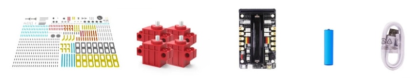 Programovatelná robotická ruka Arm:bit pro LEGO® - součásti stavebnice