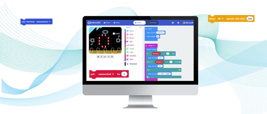 Yahboom Spider:bit – programovatelný pavoučí robot pro micro:bit makecode