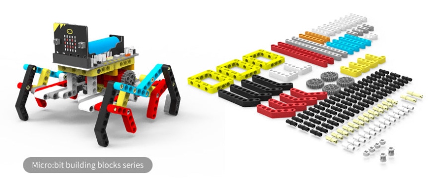 Yahboom Spider:bit – programovatelný pavoučí robot pro micro:bit pavouk