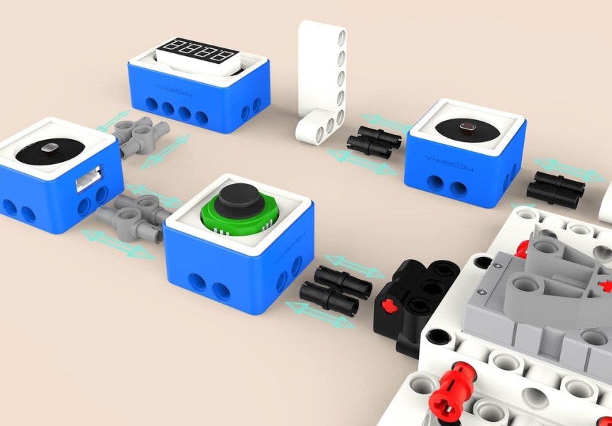 Yahboom World of Module (WOM) – senzorová stavebnice pro micro:bit LEGO