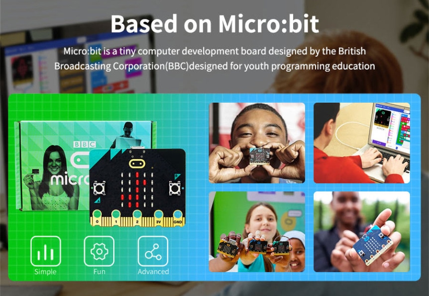 Yahboom World of Module (WOM) – senzorová stavebnice pro micro:bit programování