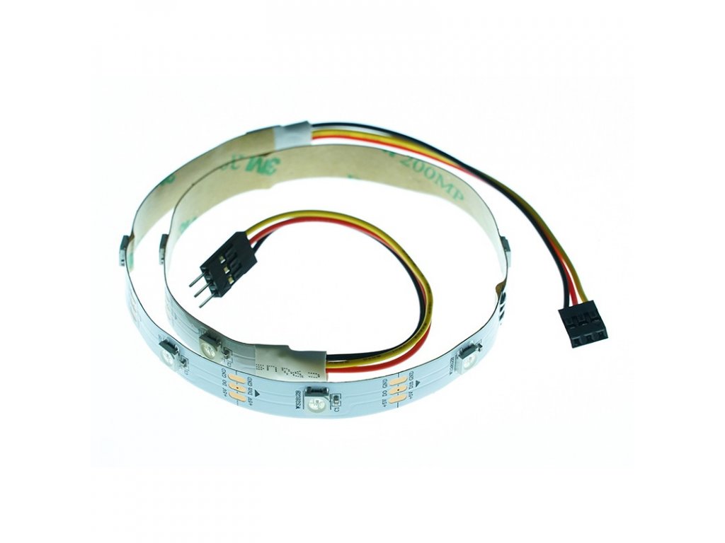 Neopixel RGB LED pásek - 10 LED, GVS konektor - HWKITCHEN