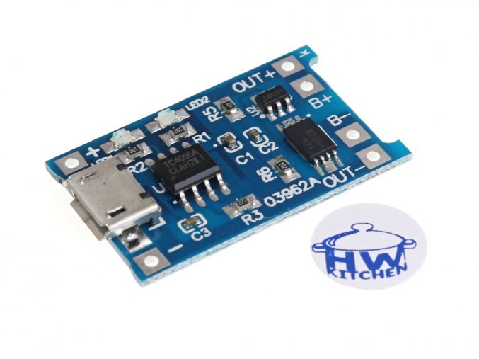 Micro USB nabíječka LiPol 1A s ochranou 1