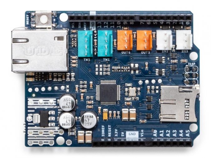 Arduino Ethernet Shield 2 bez PoE svrchu