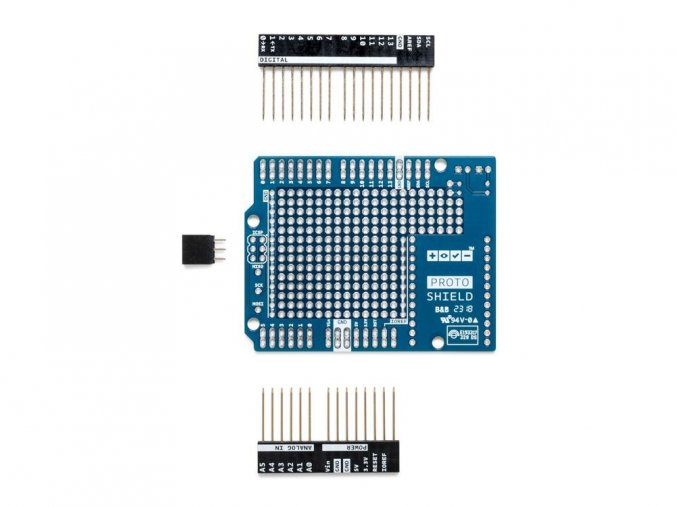 Arduino Shield na bastlení (PCB) s konektory