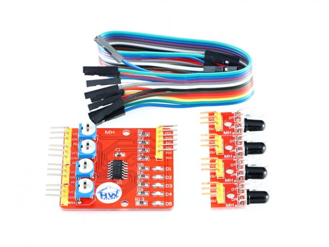 4kanálový infra senzor překážek YL-70 pro Arduino