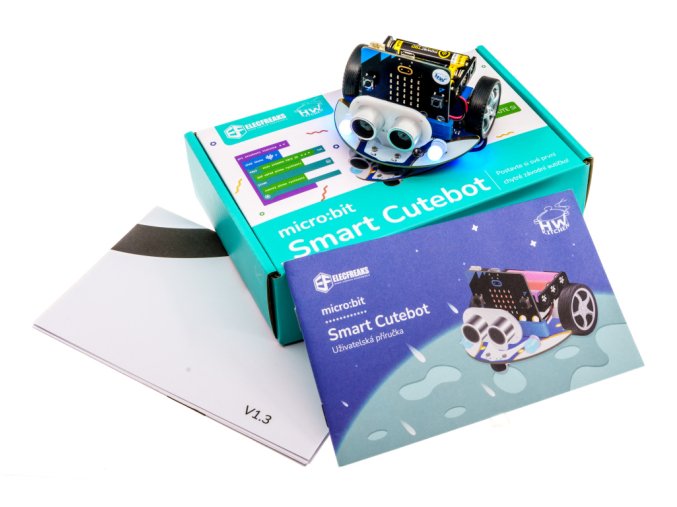 Smart Cutebot - chytré závodní auto pro výuku programování microbit