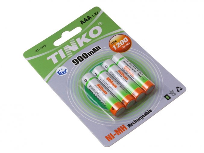 Nabíjecí baterie AAA NiMh 900mAh TINKO