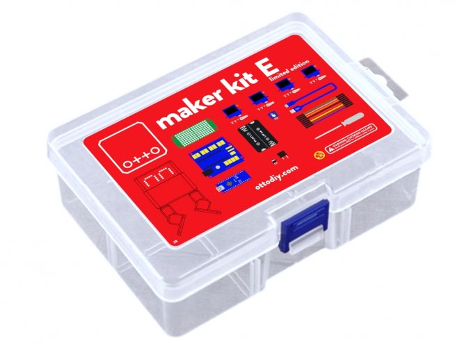 Otto DIY Maker Kit Eyes (bez těla z 3D tisku) červená