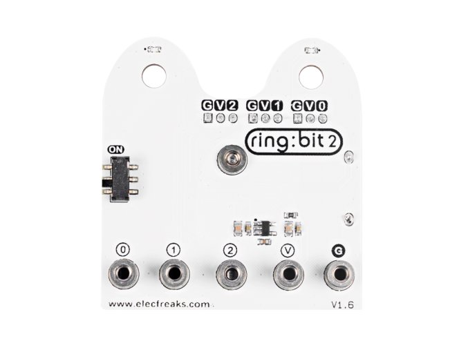 micro:bit Ring:bit v2 - rozšiřující deska s držákem 3×AAA