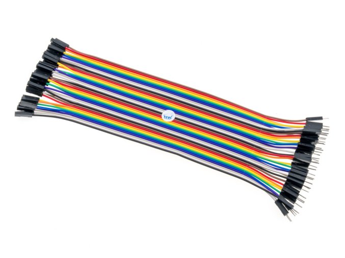 Propojovací vodiče M/F, 20 cm, 40 ks