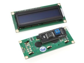 IIC/I2C LCD displej 16x2 modrý s podsvětlením