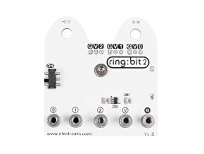micro:bit Ring:bit v2 - rozšiřující deska s držákem 3×AAA