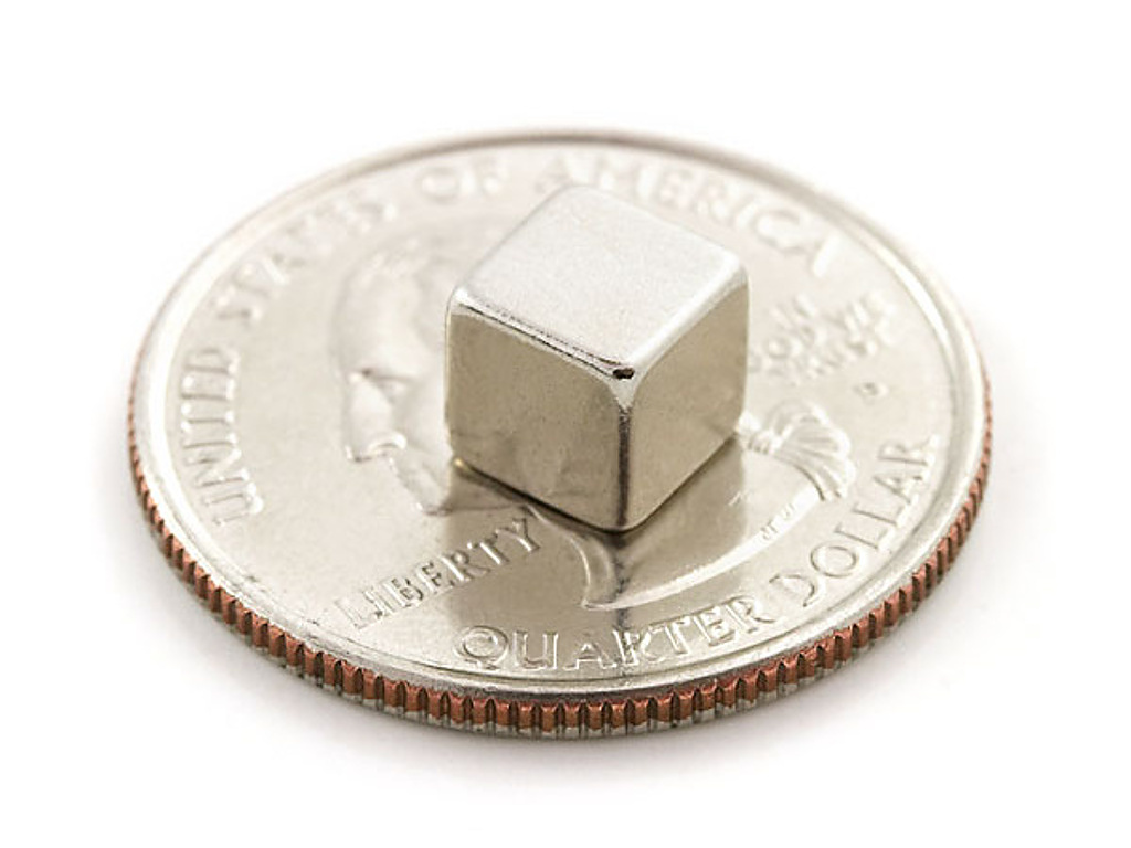 SparkFun Neodymový magnet kostka 6,35 mm