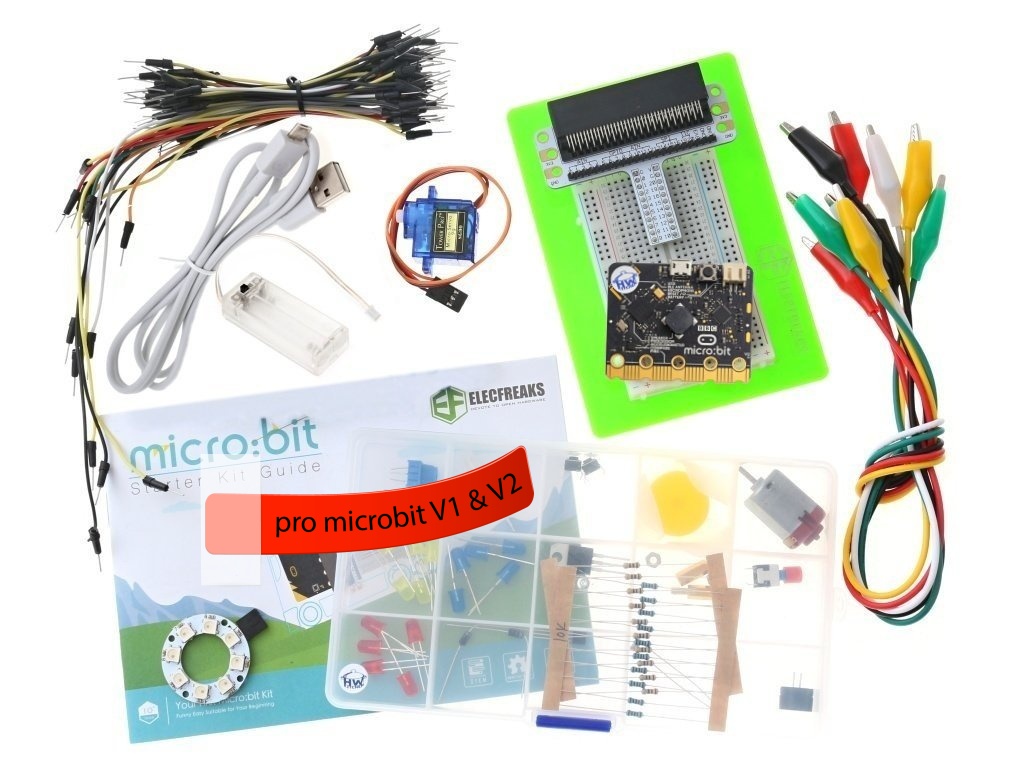 ElecFreaks BBC micro:bit Starter Kit Varianta kitu: s deskou micro:bit V2.21, Jazyková verze: Česká